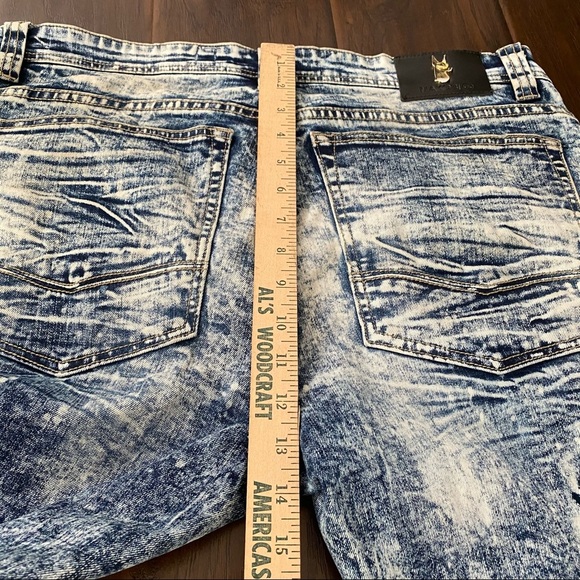 Makibi men’s biker jeans waist 36*32 inseam - Picture 10 of 12